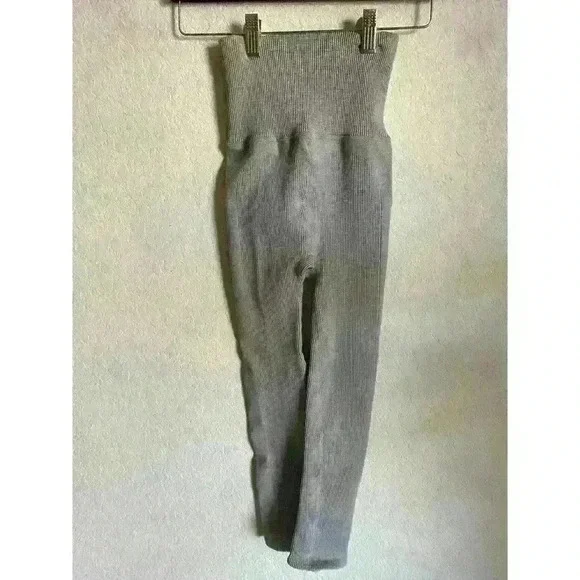 Free People Movement Ribbed High Rise Athleisure Gorpcore Leggings Size X\S - Picture 3 of 9